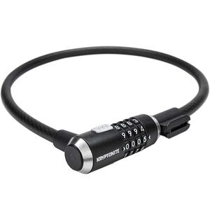 Kryptonite Kryptoflex Combination Bike Lock - steel cable